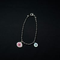 JOHN SOFIA “EYE & STAR” ballchain bracelet (Pink) | ジョンソフィア “アイ アンド スター” ボールチェーン ブレスレット (ピンク)