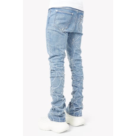 GUAPI Steel Blue Spider Denim (Blue)｜グアピ スティールブルー スパイダー デニム（ブルー）