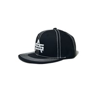 ADG AS Logo Stitch Snapback (Wht)｜エーディージー ASロゴ ステッチ スナップバック（ホワイト）