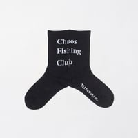 Chaos Fishing Club 1Pac Logo Socks (BLACK) | カオス フィッシング クラブ ワンパック ロゴ ソックス (ブラック)