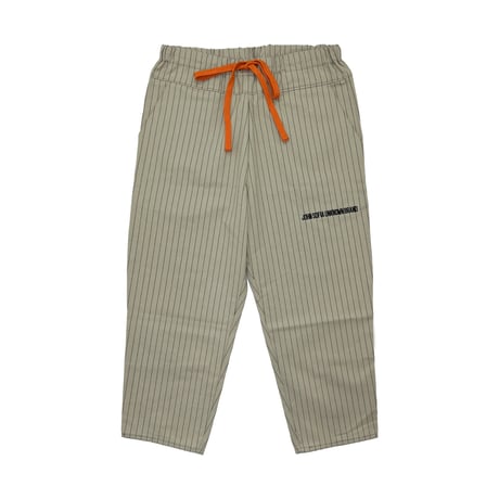 JOHN SOFIA Pinstripe Worker Shirtjacket & Pants Setup (Beige)｜ジョンソフィア ピンストライプ ワーカーセットアップ