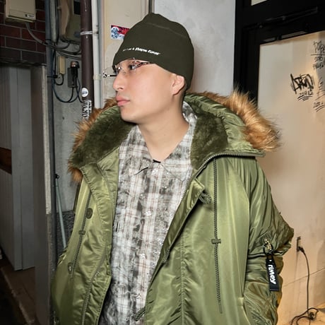 ADG POLAR FLEECE BEANIE (OLIVE)｜エーディージー ポーラーフリース ビーニー（オリーブ）