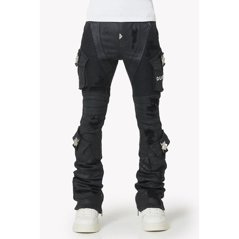 GUAPI Black Ops Waxed Denim (Black)｜グアピ ブラックオプス