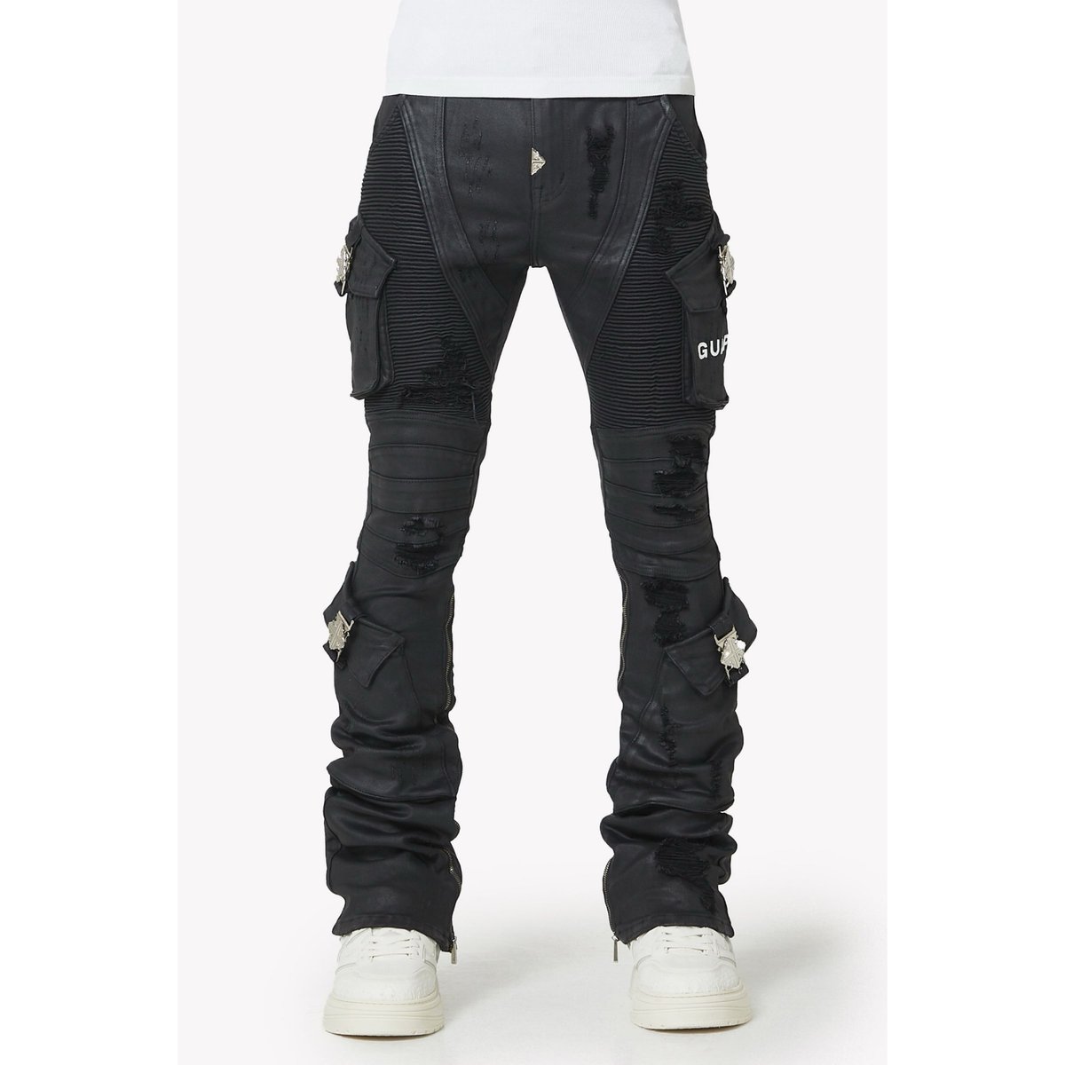 GUAPI Black Ops Waxed Denim (Black)｜グアピ ブラックオプス