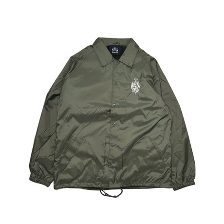 ATTACK ORIGINAL “Angel” & “Compass” Coach Jacket (O.D)｜アタックオリジナル エンジェル＆コンパス コーチジャケット（オリーブドラブ）