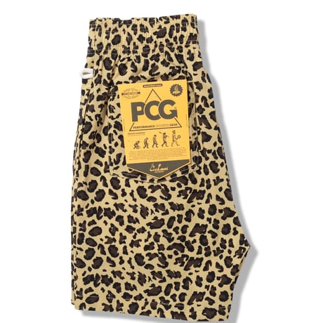 Cookman Chef Pants Short Light Leopard (Beige)｜クックマン シェフパンツ ショート ライトレオパード（ベージュ）