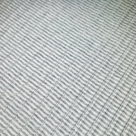 JOHN SOFIA Texture Border Linger Longsleeve Tee (Grey) | ジョン ソフィア テクスチャー ボーダー リンガー ロングスリーブ ティー (グレー)