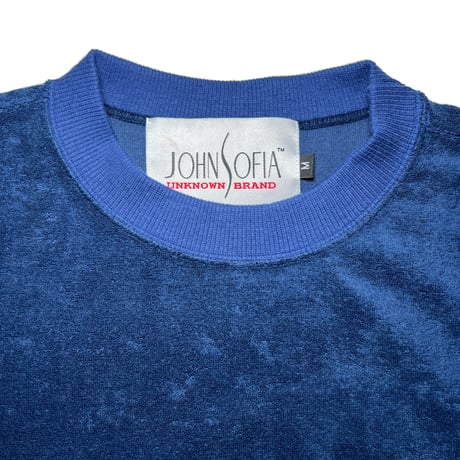 JOHN SOFIA Pile S/S Tee (Midnight)｜ジョンソフィア パイルショートスリーブTシャツ（ミッドナイト）