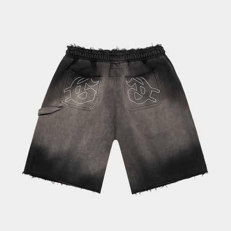 GODSPEED Carpenter Distressed Shorts (Sun Fade)｜ゴッドスピード カーペンター ディストレスト ショーツ（サンフェード）