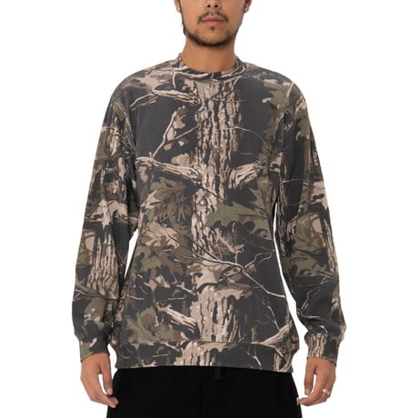 PRO CLUB HEAVYWEIGHT THERMAL CREW (TREE CAMO)｜プロクラブ ヘビーウェイト サーマル クルー（ツリーカモ）