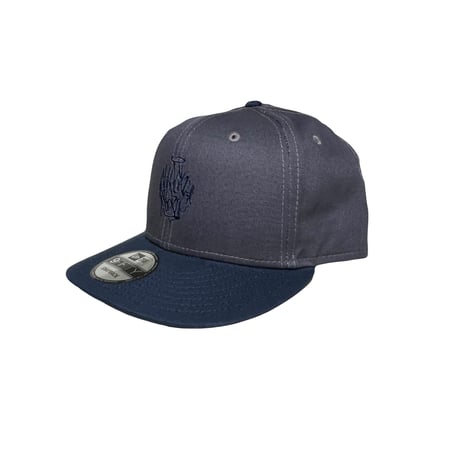 ADG Angel Logo 9FIFTY Snapback (Gray/Navy)｜ADG エンジェルロゴ 9FIFTY スナップバック（グレー/ネイビー）