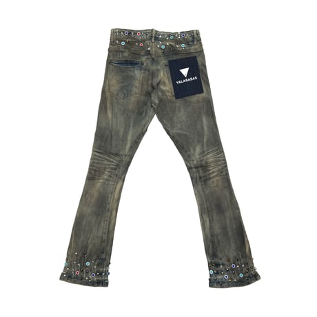 VALABASAS ION LT DIRT VINTAGE WASH WAXED STACKED JEAN｜ヴァラバサス アイオンLT ダート ヴィンテージウォッシュ ワックスドデニム