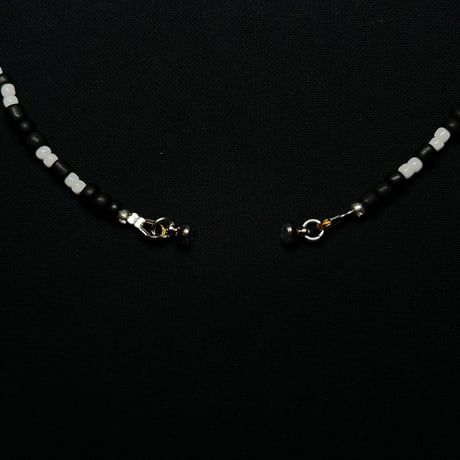 JOHN SOFIA Stone Cross Beads Necklace (Green)｜ジョンソフィア ストーンクロスビーズネックレス（グリーン）