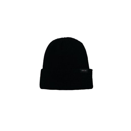 JOHN SOFIA Badge Logo Beanie (Black)｜ジョンソフィア バッジロゴ ビーニー（ブラック）