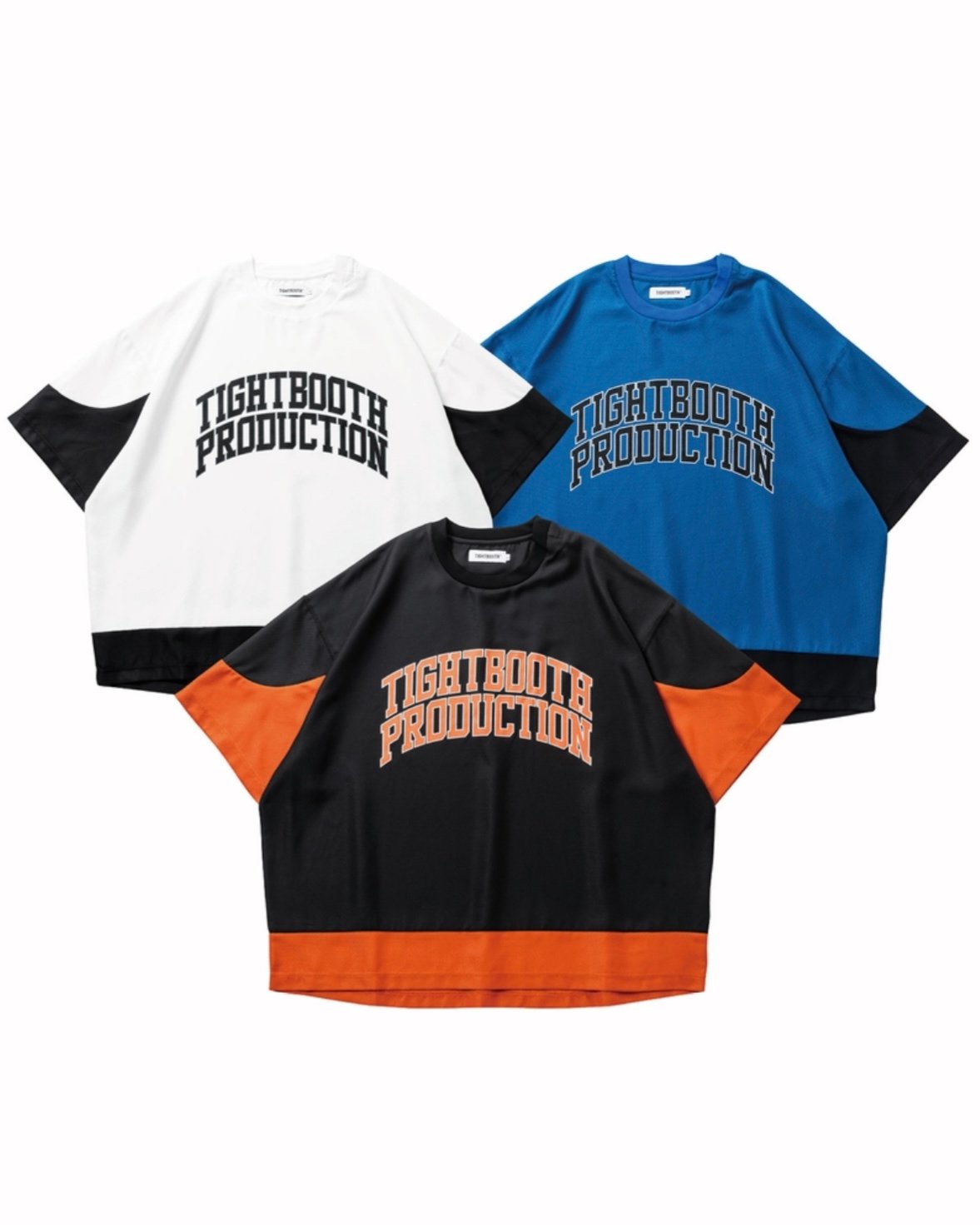 TIGHTBOOTH/COLLEGE DOBBY S/S T-SHIRT