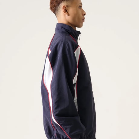 FUBU TRACK JACKET & PANTS “SET-UP” (NAVY)｜フブ トラックジャケット＆パンツ セットアップ（ネイビー）