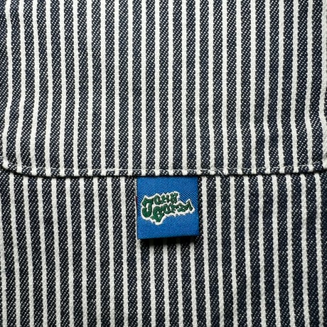 JOHN SOFIA STAFF UNIFORM HICKORY SHIRT (INDIGO/WHITE)｜ジョンソフィア スタッフユニフォーム ヒッコリー シャツ（インディゴ／ホワイト）