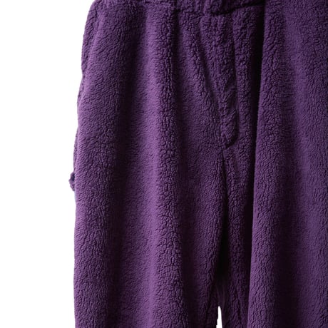 EVISEN × 髙田音楽制作事務所 FEELIN’ SHAGGY FLEECE PANTS (Purple)｜エヴィセン × 髙田音楽制作事務所 フィーリン シャギー フリース パンツ（パープル）