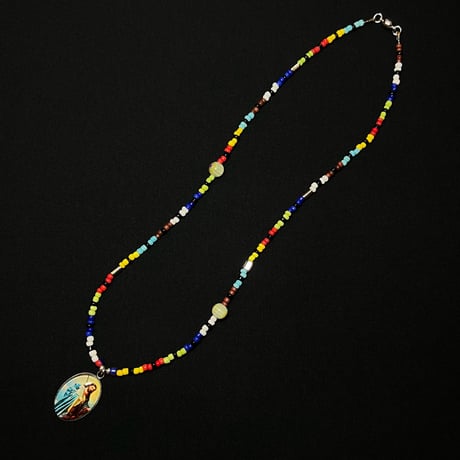 JOHN SOFIA Good Shepherd beads necklace (twilight)｜ジョンソフィア グッドシェパード ビーズネックレス（トワイライト）