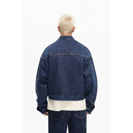 VALABASAS ENCRYPTED & SCRIPTED DENIM SET-UP (BLUE)｜ヴァラバサス エンクリプティッド＆スクリプト デニムセットアップ（ブルー）
