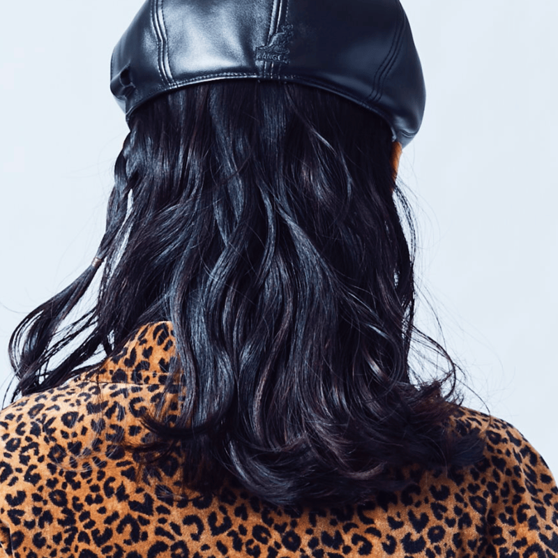 KANGOL Faux Leather Cap (BLACK) | Attack Store KANGOL Faux Leather Cap (BLACK) | Attack Store