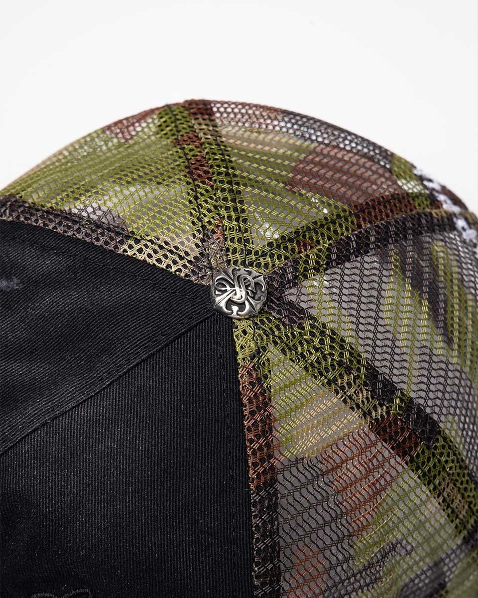 SUPPLIER Camouflage Cross Leather Patch Mesh Ca
