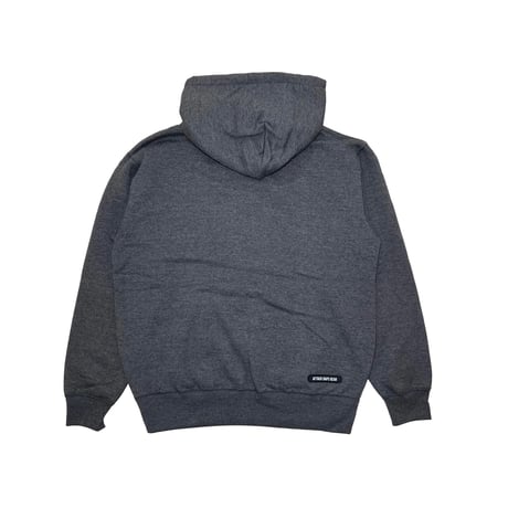 ADG AS Logo Zip Hoodie (DK.Gray/Black)｜エーディージー ASロゴ ジップフーディー（ダークグレー/ブラック）