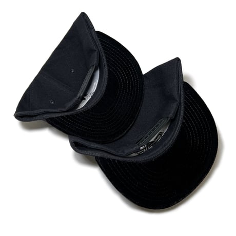 ADG AS Logo Velvet Brim Snapback (Blk/Blk)｜エーディージー ASロゴ ベルベットブリム スナップバック（ブラック/ブラック）