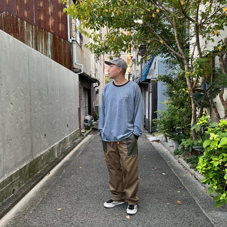 JOHN SOFIA JOHN'S LIKES BORDER LONG SLEEVE (GRAY&BLUE)｜ジョンソフィア ジョンズ ライクス ボーダー ロングスリーブ（グレー＆ブルー）