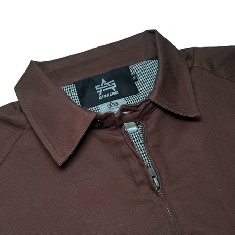 ATTACK ORIGINAL “CONCEPT” Harrington Jacket (Brown)｜アタックオリジナル “コンセプト” ハリントンジャケット（ブラウン）
