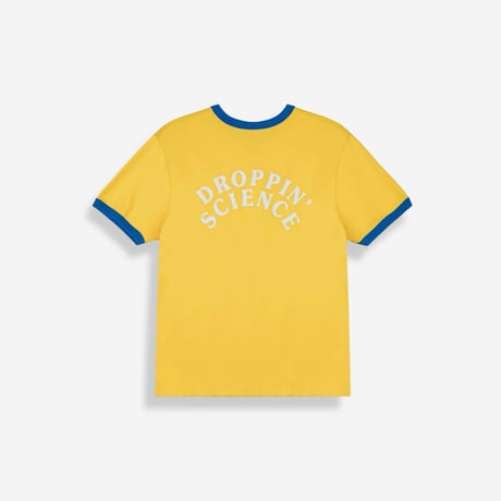 GRIMEY DROPPIN SCIENCE RINGER TEE (YELLOW)｜グライミー ドロッピン サイエンス リンガー ティーシャツ（イエロー）