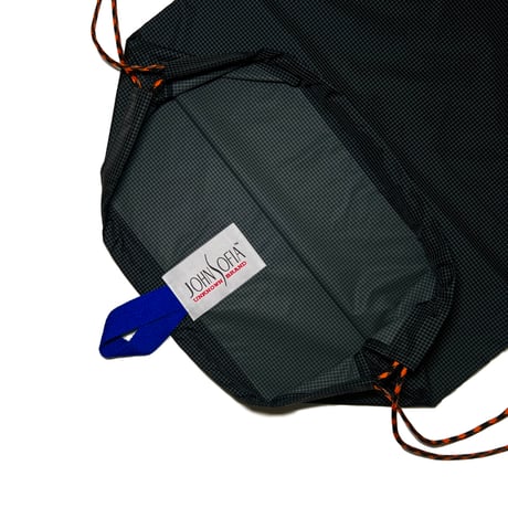 JOHN SOFIA Nylon Knapsack (BLACK/KNICKS)｜ジョンソフィア ナイロン ナップサック（ブラック／ニックス）