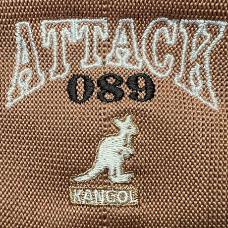 ATTACK ORIGINAL Custom Mesh Hunting Hat “Compass” (Blk, Caramel)｜アタックオリジナル カスタムメッシュ ハンティングハット “コンパス”