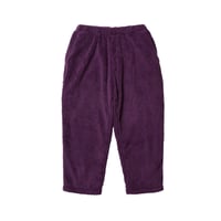 EVISEN × 髙田音楽制作事務所 FEELIN’ SHAGGY FLEECE PANTS (Purple)｜エヴィセン × 髙田音楽制作事務所 フィーリン シャギー フリース パンツ（パープル）