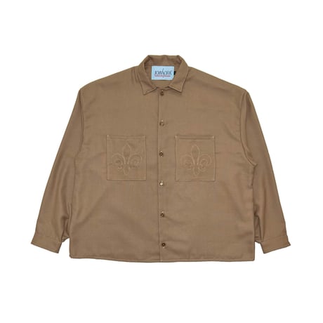 JOHN SOFIA Fleur Longsleeve Shirts (Camel)｜ジョンソフィア フルール ロングスリーブシャツ（キャメル）