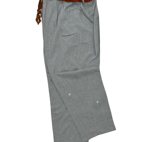 JOHN SOFIA Daisy Slacks (Black, Gray)｜ジョンソフィア デイジー スラックス（ブラック/グレー）