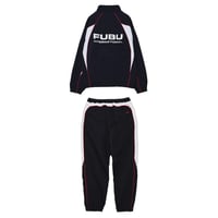 FUBU TRACK JACKET & PANTS “SET-UP” (NAVY)｜フブ トラックジャケット＆パンツ セットアップ（ネイビー）