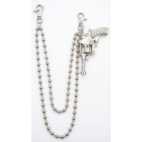 GUAPI Pistol Jeans Chain (Silver) | グアピ ピストル ジーンズチェーン（シルバー）
