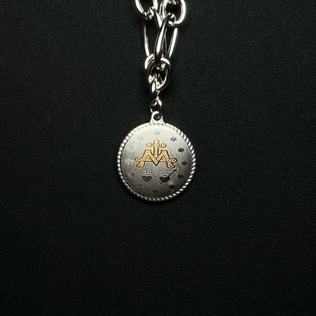 JOHN SOFIA Medal Chain Necklace (Slv)｜ジョンソフィア メダルチェーンネックレス（シルバー）