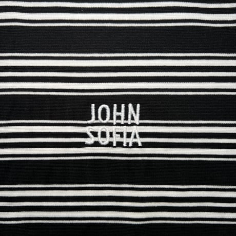 JOHN SOFIA Border Crewneck (Oreo & Blue)｜ジョンソフィア ボーダークルーネック（オレオ＆ブルー）