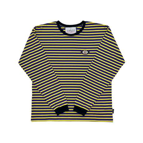JOHN SOFIA JOHN'S LIKES BORDER LONG SLEEVE (NAVY&YELLOW)｜ジョンソフィア ジョンズ ライクス ボーダー ロングスリーブ（ネイビー＆イエロー）