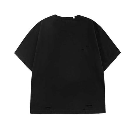 SUPPLIER Disstressed Pierce Tee (BLACK)｜サプライヤー ディストレスト ピアスティー（ブラック）