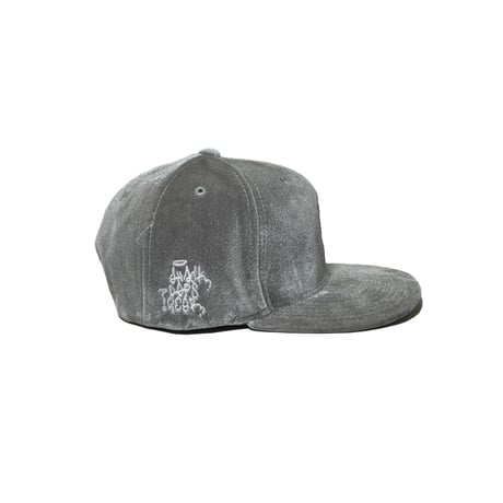 ADG Metal Face Velvet Snapback (Gray)｜エーディージー メタルフェイス ベルベット スナップバック（グレー）