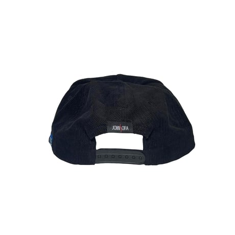 JOHN SOFIA Corduroy Snapback (Black)｜ジョンソフィア コーデュロイ スナップバック（ブラック）