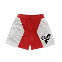 CRISP Geometric Shorts (Red&White)｜クリスプ ジオメトリック ショーツ（レッド＆ホワイト）