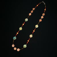 JOHN SOFIA Memory Beads Necklace (Brown)｜ジョンソフィア メモリービーズネックレス（ブラウン）