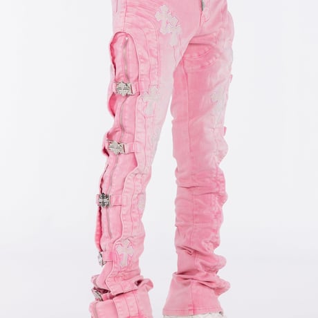 GUAPI French Rose Cross Buckle Denim (French Rose) | グアピ フレンチローズ クロスバックル デニム（フレンチローズ）