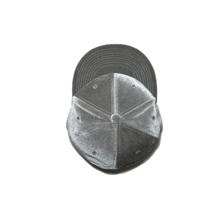 ADG Metal Face Velvet Snapback (Gray)｜エーディージー メタルフェイス ベルベット スナップバック（グレー）