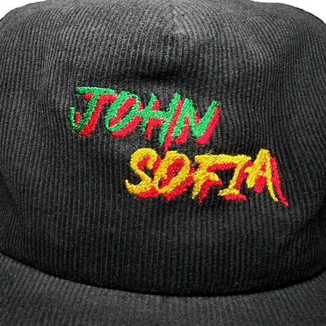 JOHN SOFIA Rasta Corduroy Snapback (Black)｜ジョンソフィア ラスタ コーデュロイ スナップバック（ブラック）