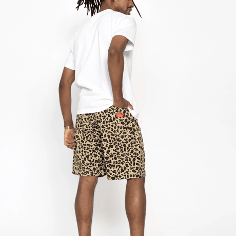 Cookman Chef Pants Short Light Leopard (Beige)｜クックマン シェフパンツ ショート ライトレオパード（ベージュ）
